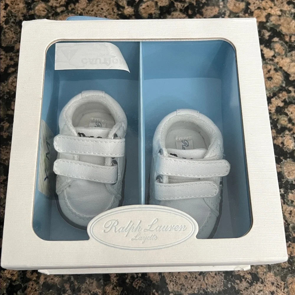 Ralph Lauren Layette Baby Crib Shoes